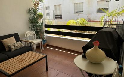 Balcony of Planta baja for sale in Estepona  with Air Conditioner, Terrace and Swimming Pool