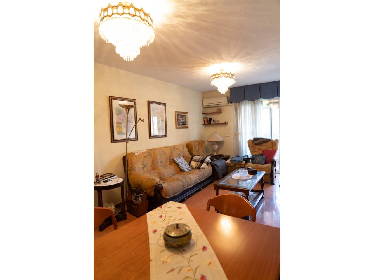 Sala de estar de Piso en venta en Alicante / Alacant con Aire acondicionado, Calefacción y Balcón
