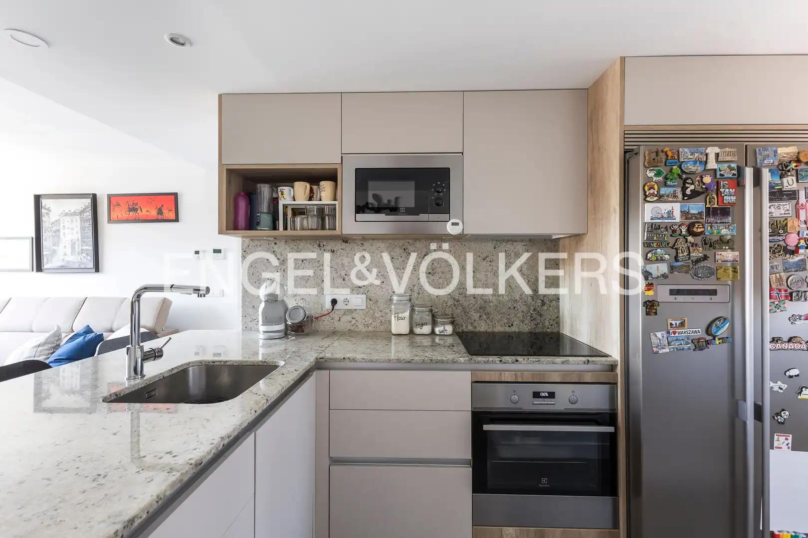 Kitchen of Flat for sale in  Madrid Capital  with Air Conditioner and Heating