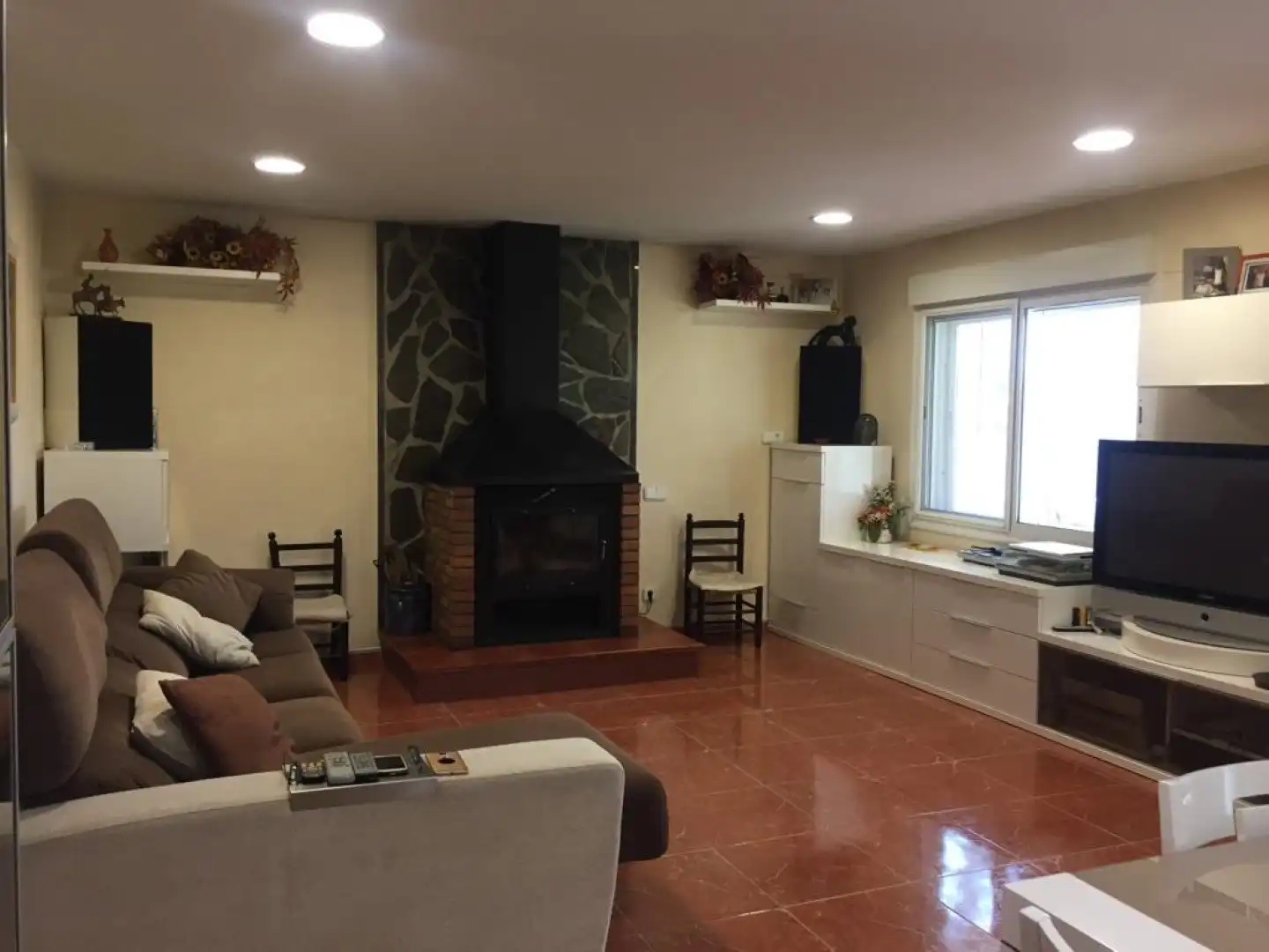 Sala d'estar de Casa o xalet en venda en Bocairent amb Aire condicionat, Calefacció i Terrassa