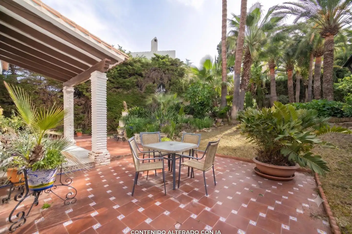Jardí de Casa o xalet en venda en Málaga amb Aire condicionat, Jardí privat i Terrassa