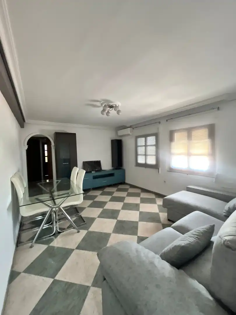 Living room of Flat for rent in Bormujos  with Air Conditioner, Heating and Furnished