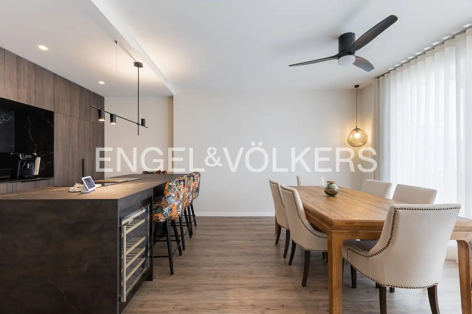Esszimmer von Wohnung zum Verkauf in Valencia mit Klimaanlage, Heizung und Terrasse
