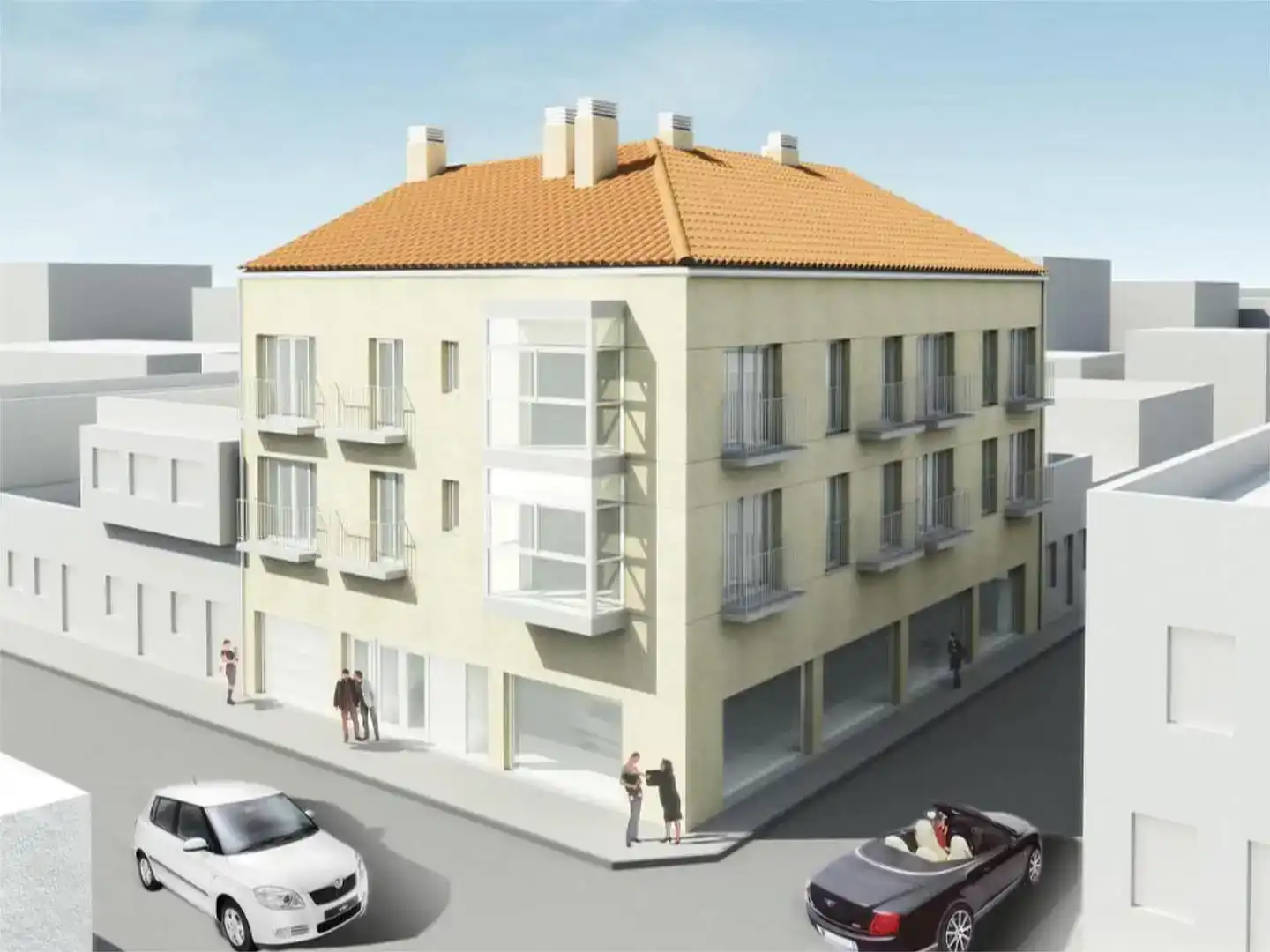 Vista exterior de Piso en venta en Massamagrell, Valencia