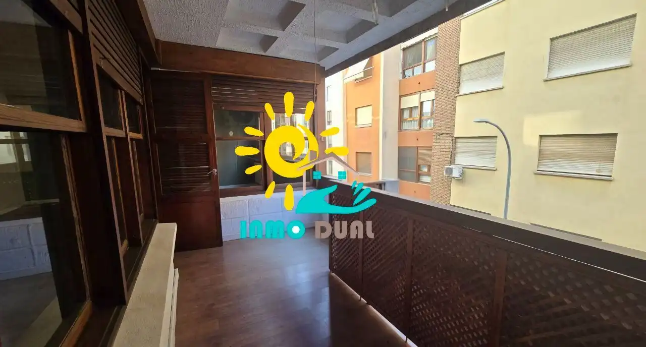 Balcony of Flat for sale in Badajoz  with Air Conditioner, Heating and Terrace