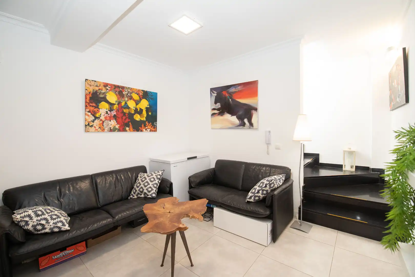 Sala d'estar de Casa o xalet en venda en Dénia amb Aire condicionat, Calefacció i Jardí privat