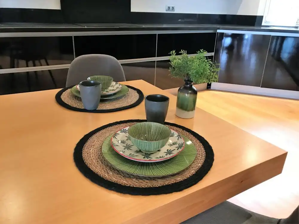 Menjador de Apartament de lloguer en Alicante / Alacant amb Aire condicionat, Calefacció i Parquet