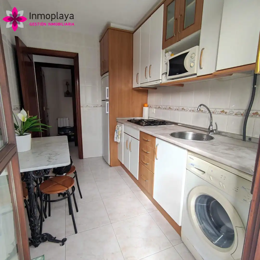 Cocina de Apartamento en venta en Noja con Calefacción, Jardín privado y Terraza
