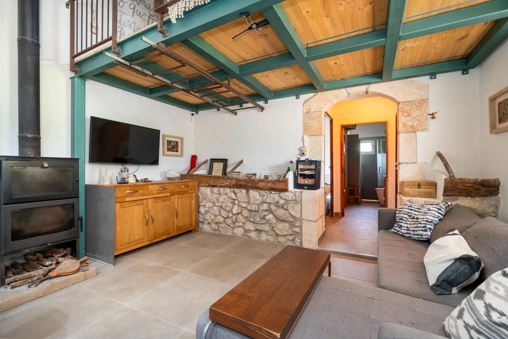 Living room of Country homes for sale in Sant Joan  with Private garden