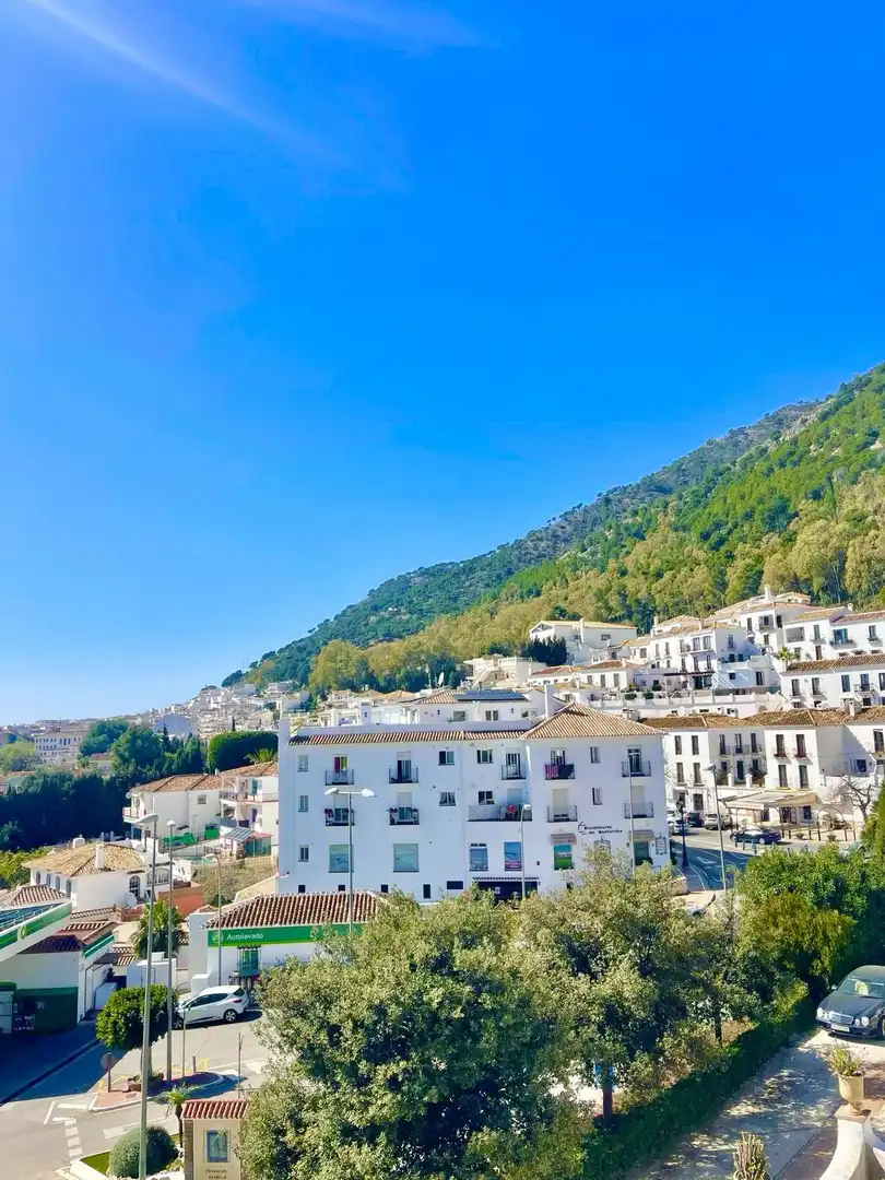 Vista exterior de Ático en venta en Mijas con Aire acondicionado, Calefacción y Terraza