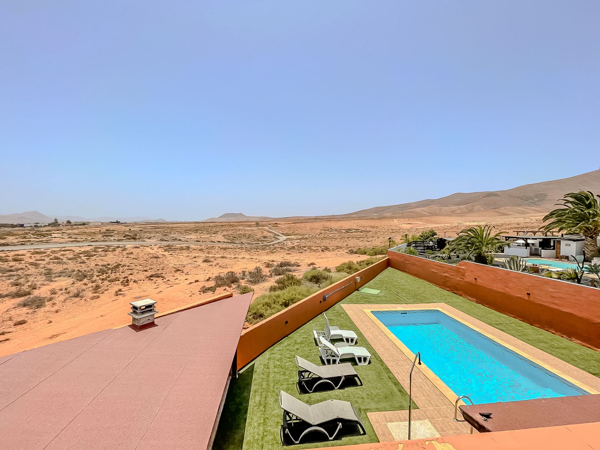 Vista exterior de Finca rústica en venda en Antigua amb Jardí privat, Terrassa i Piscina