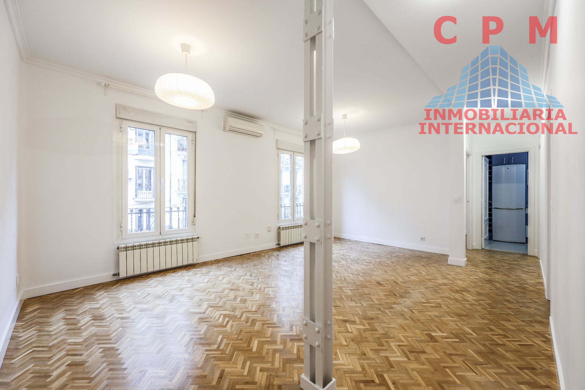 Exterior view of Flat to rent in  Madrid Capital  with Air Conditioner, Heating and Parquet flooring