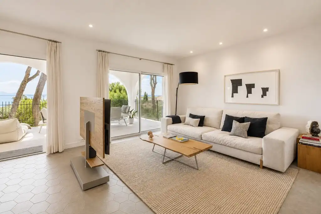 Sala de estar de Casa o chalet en venta en Alcúdia con Terraza y Amueblado