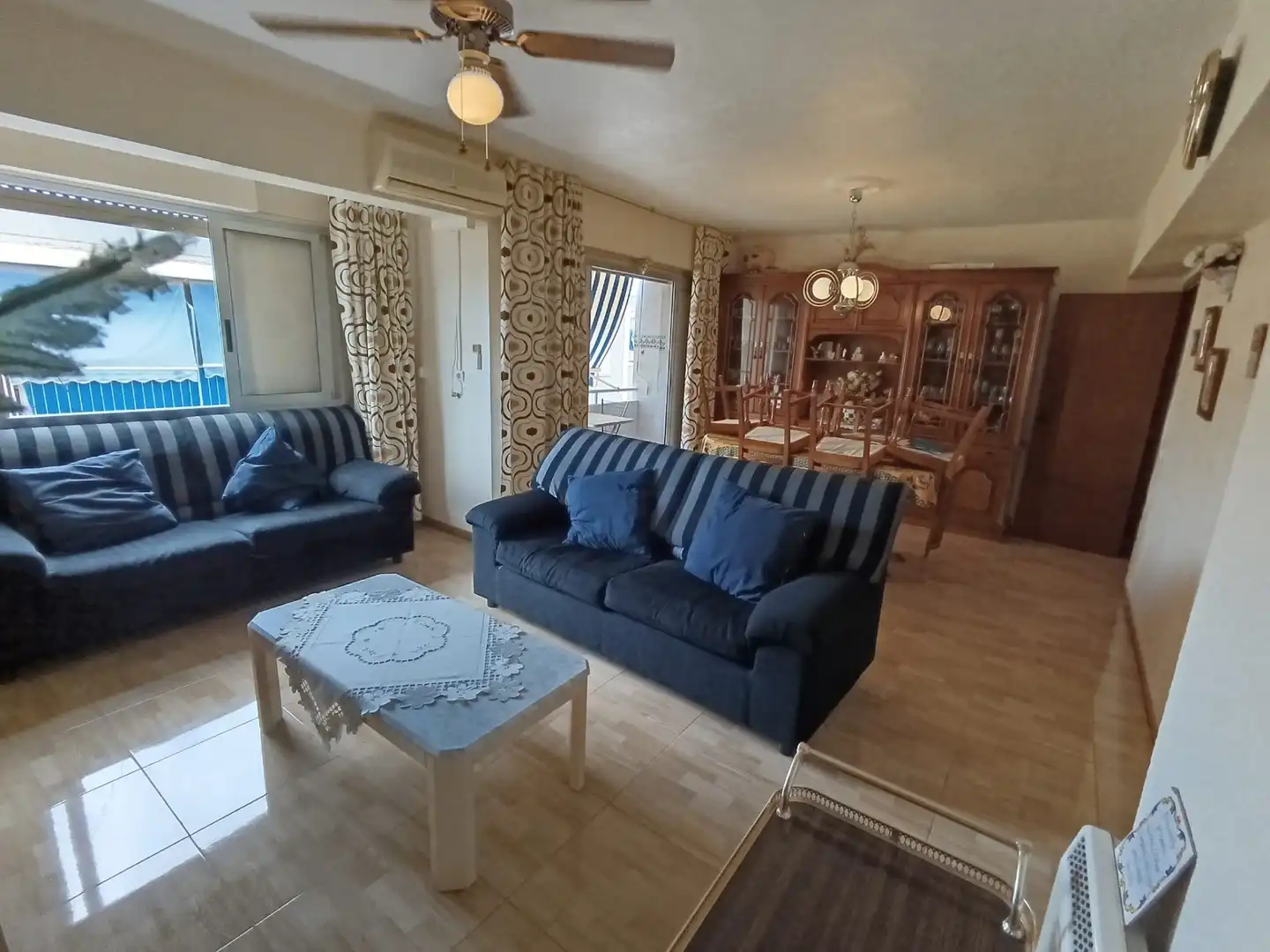 Sala de estar de Piso en venta en Villajoyosa / La Vila Joiosa con Amueblado y Balcón