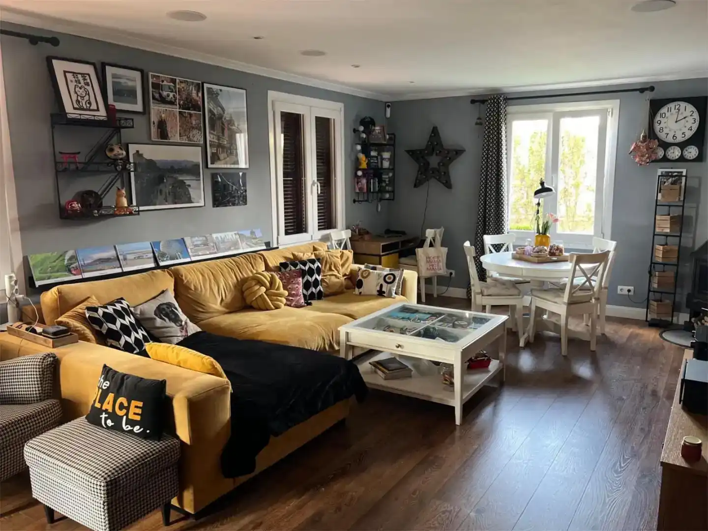 Sala de estar de Casa o chalet en venta en Campos con Aire acondicionado y Piscina