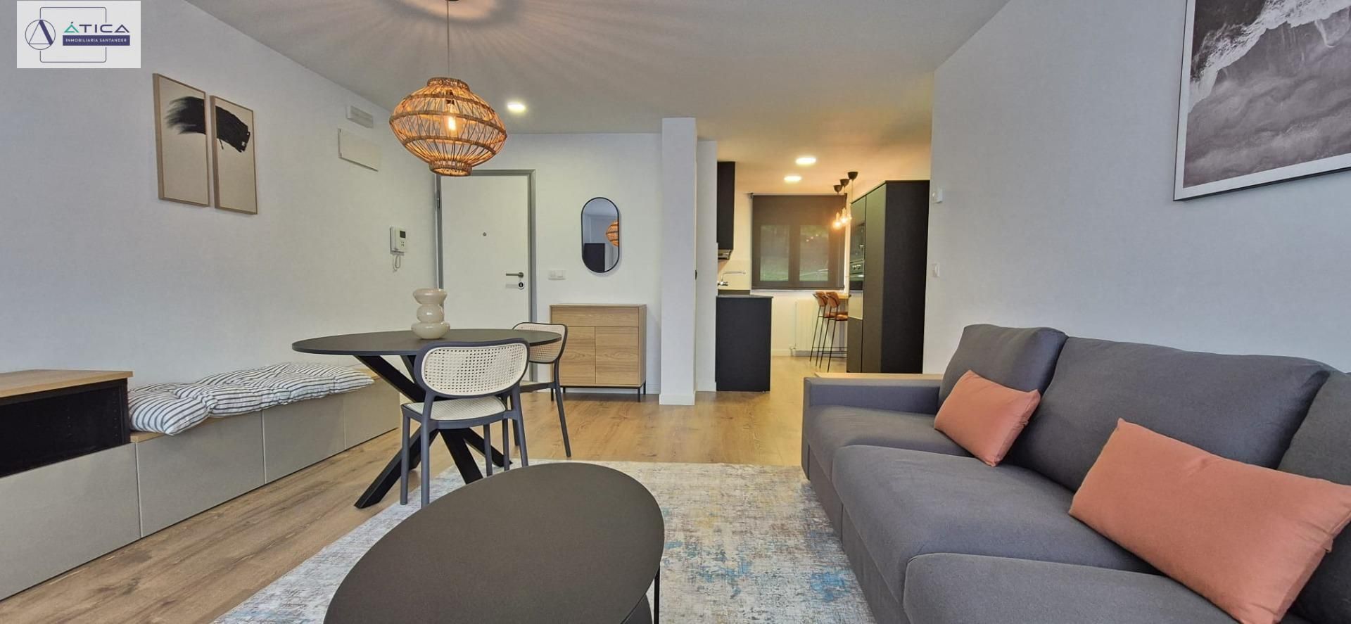 Living room of Flat to rent in Santander  with Heating