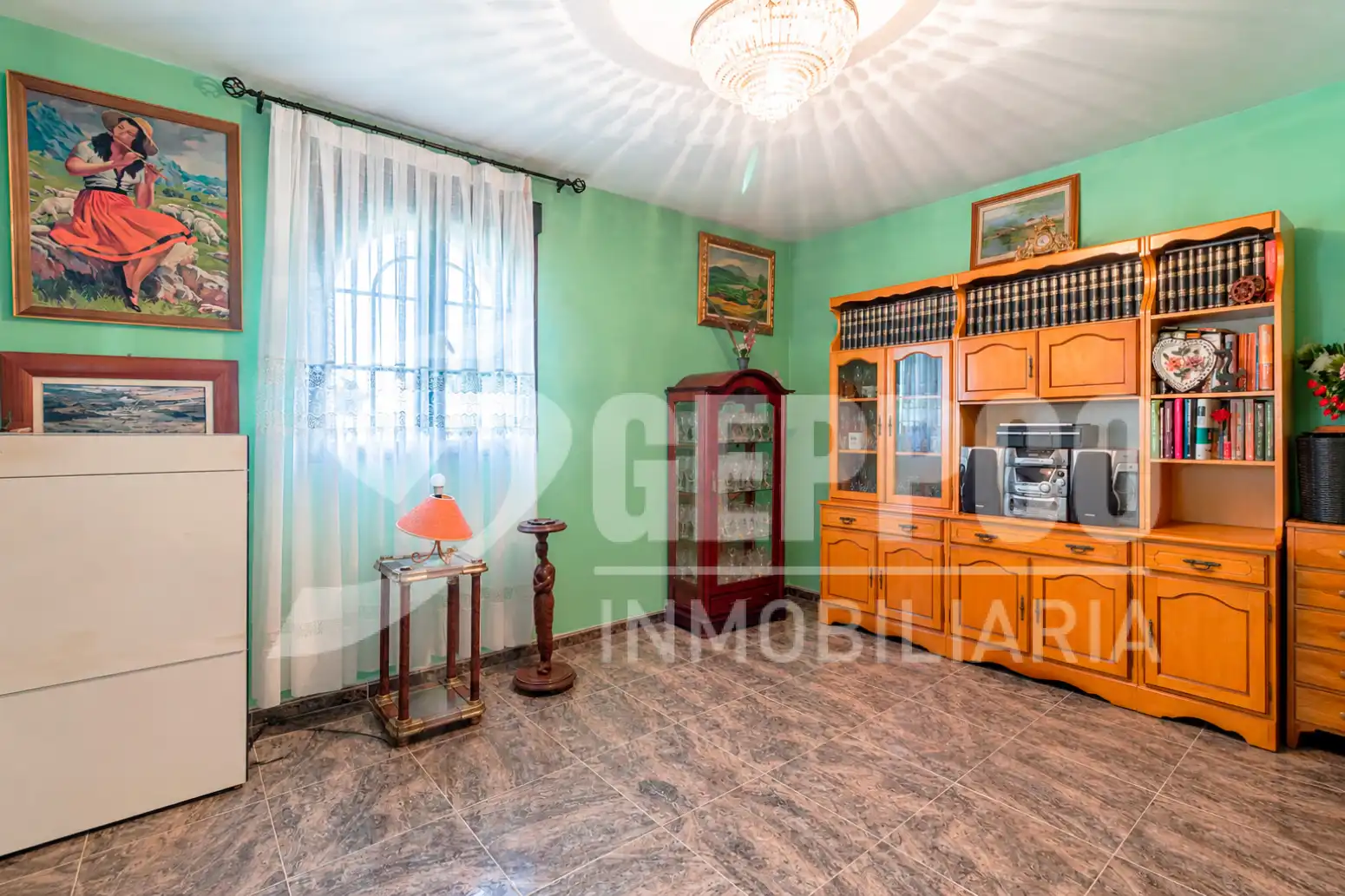 Living room of Houses for sale in Robledillo de Mohernando  with Private garden and Terrace