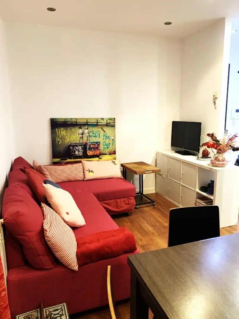 Sala de estar de Piso en venta en Madrid con Calefacción, Horno y Lavadora
