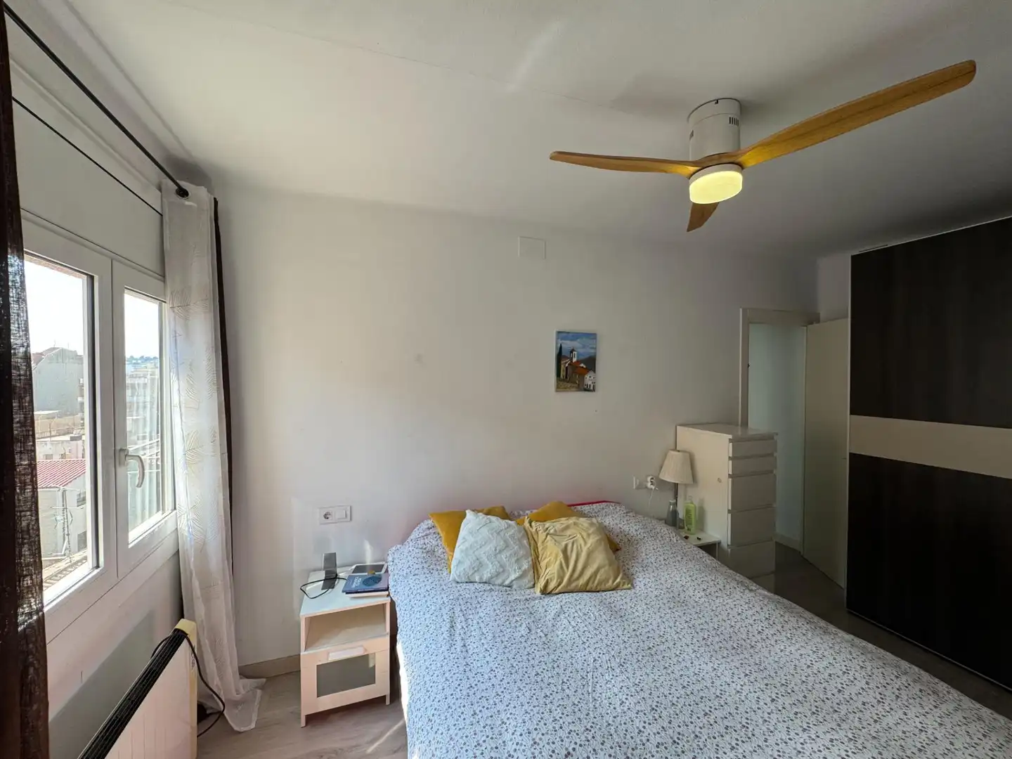Schlafzimmer von Wohnung zum Verkauf in Granollers mit Parkett, Terrasse und Abstellraum