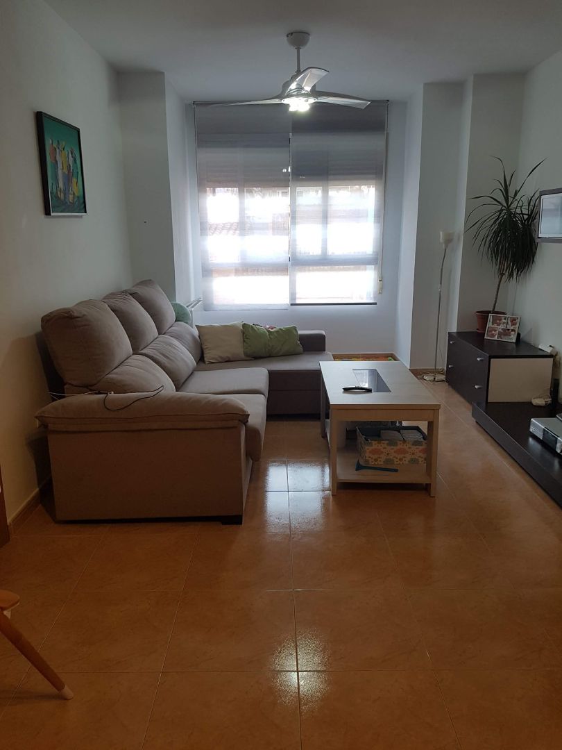 Living room of Flat for sale in Castellón de la Plana / Castelló de la Plana  with Heating, Storage room and Furnished