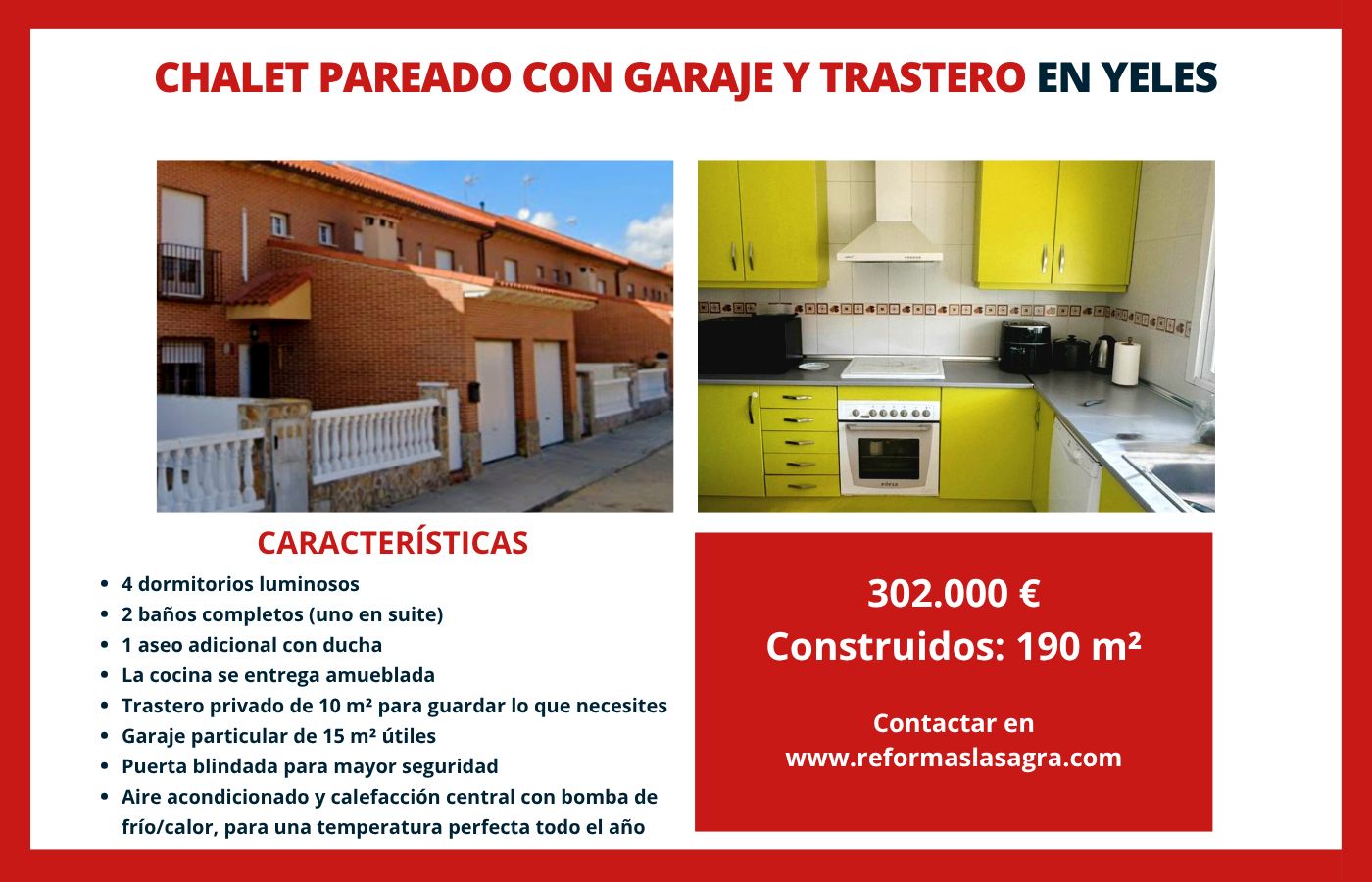 Vista exterior de Casa adosada en venda en Esquivias amb Aire condicionat, Calefacció i Traster