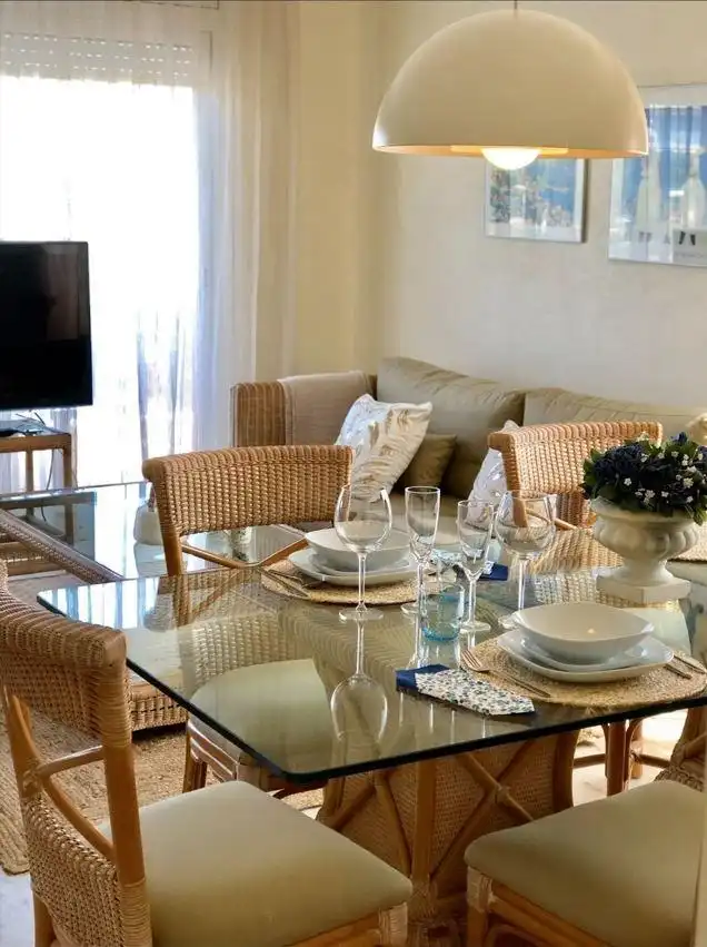 Esszimmer von Maisonette zur Miete in Sant Feliu de Guíxols mit Klimaanlage, Möbliert und Gemeinschaftspool