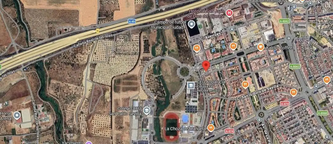 Vista exterior de Piso en venta en Bormujos