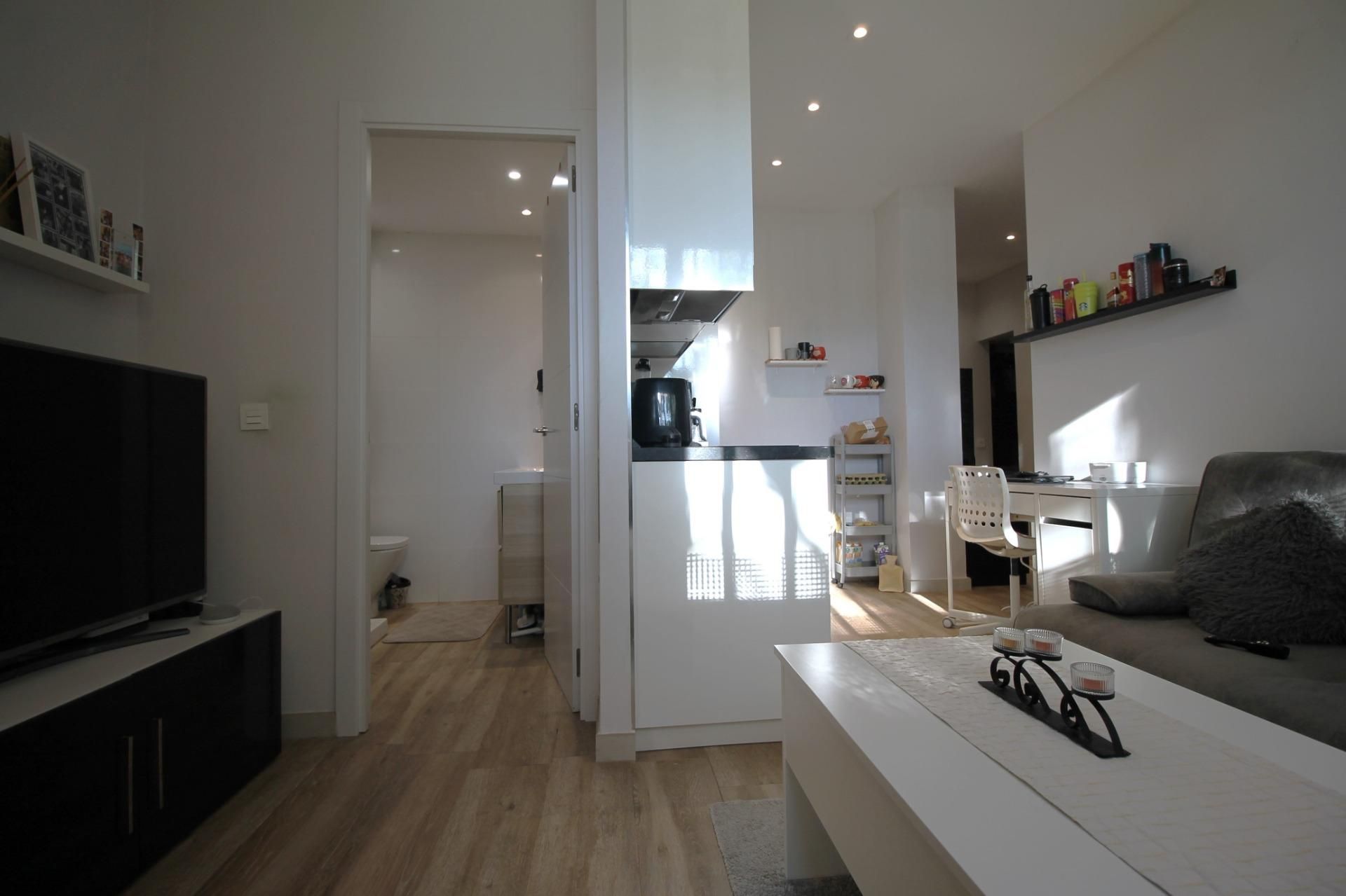 Kitchen of Apartment for sale in  Madrid Capital  with Air Conditioner, Heating and Private garden