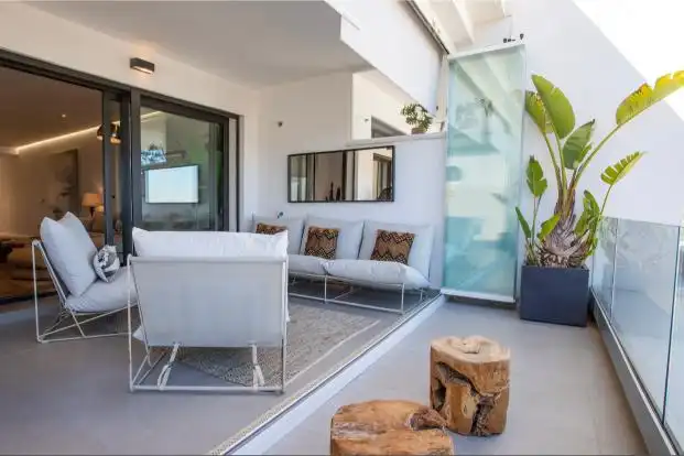 Terrace of Duplexes for rent in La Alcaidesa  with Air Conditioner, Heating and Private garden