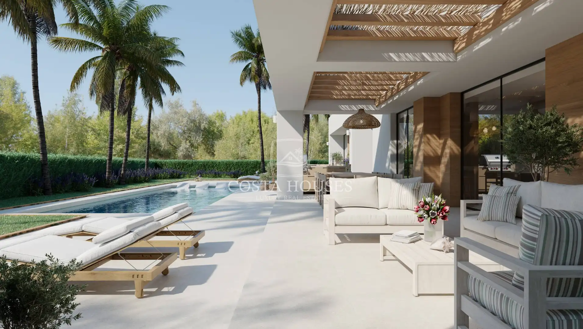 Terrace of Houses for sale in Jávea / Xàbia  with Air Conditioner, Private garden and Terrace