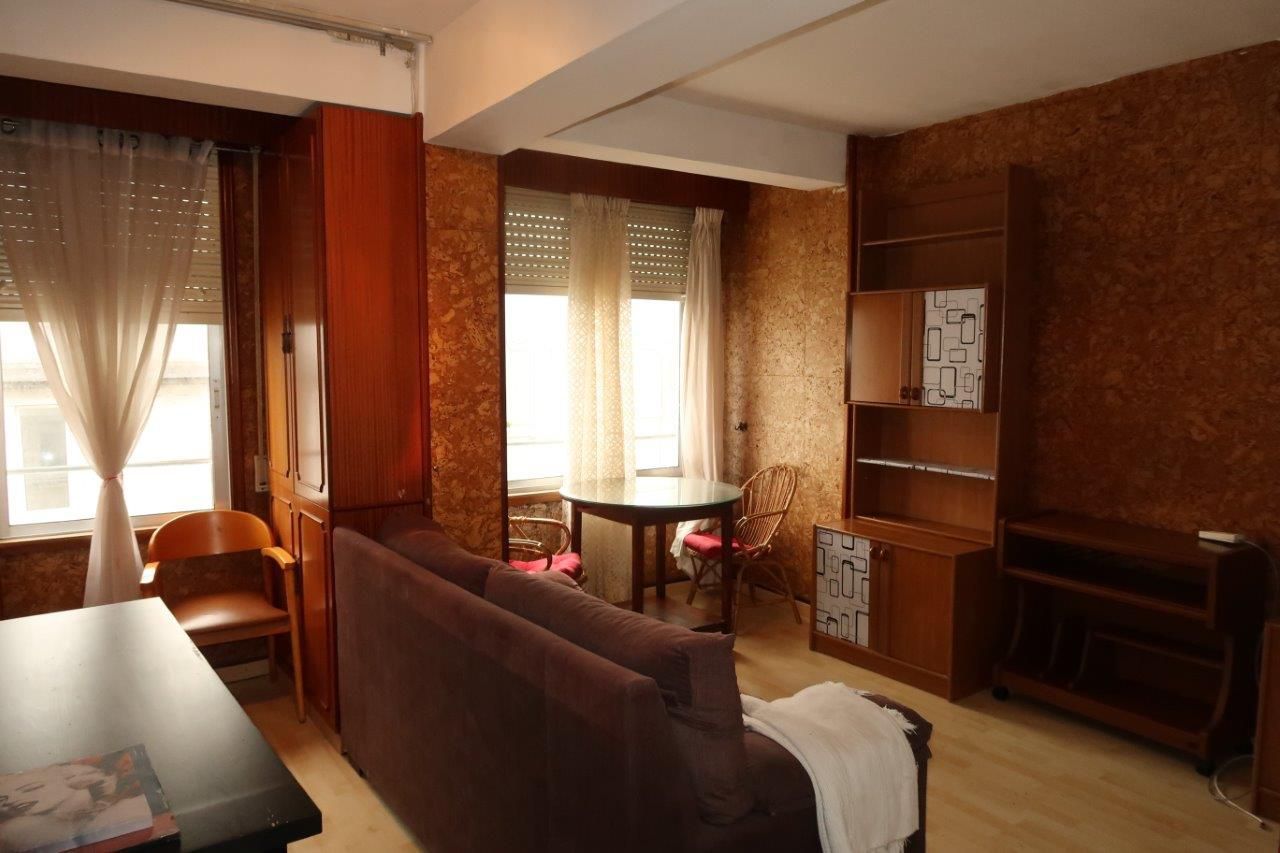 Living room of Flat for sale in A Coruña Capital   with Furnished