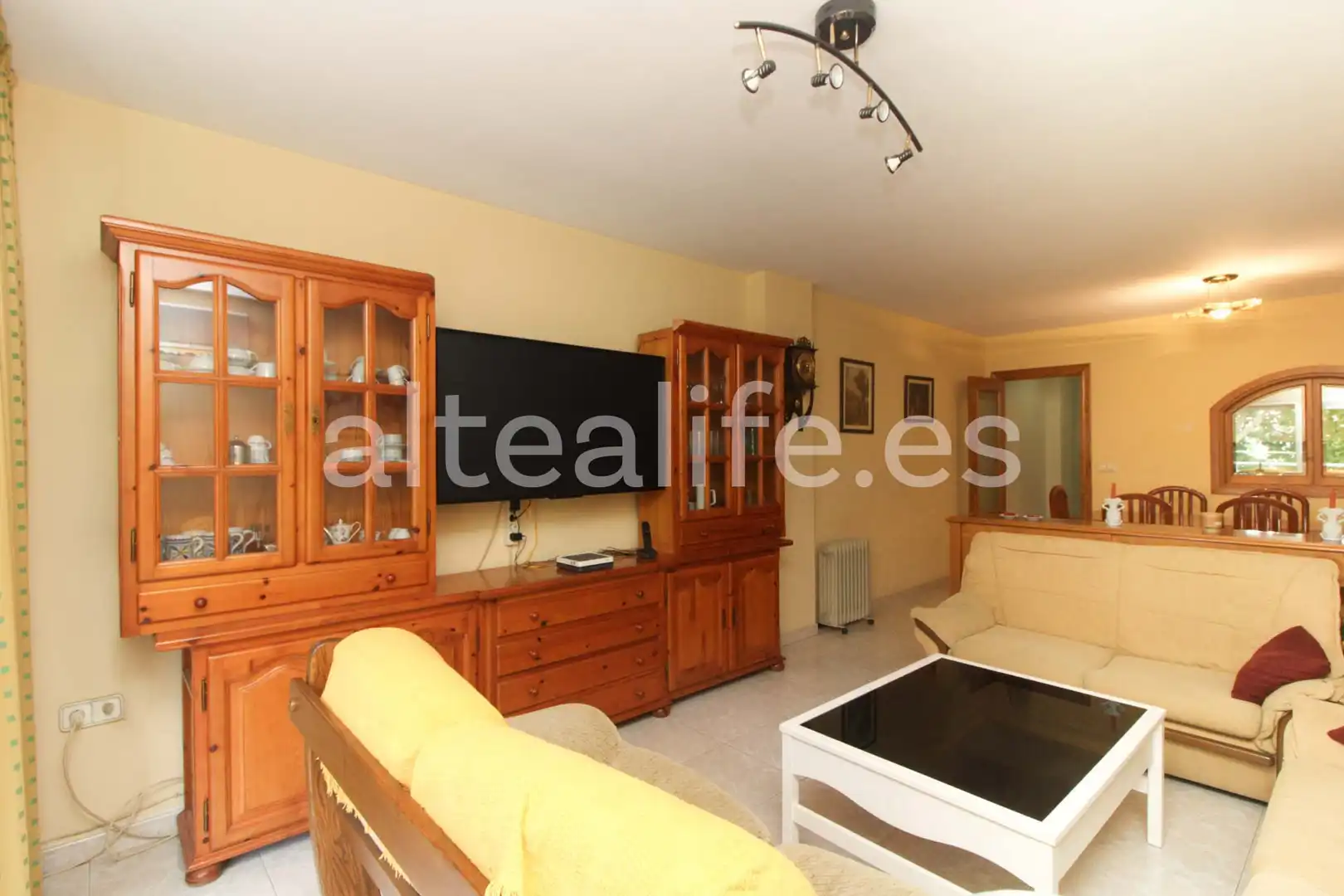 Wohnzimmer von Wohnungen zum Verkauf in Altea mit Klimaanlage und Balkon