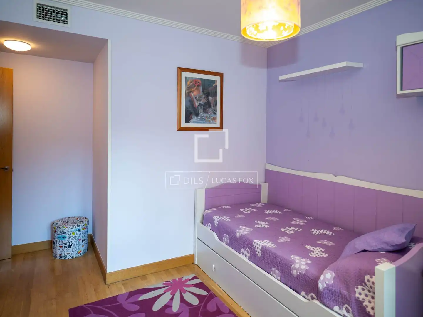 Bedroom of Flat for rent in Madrid  with Air Conditioner, Heating and Private garden
