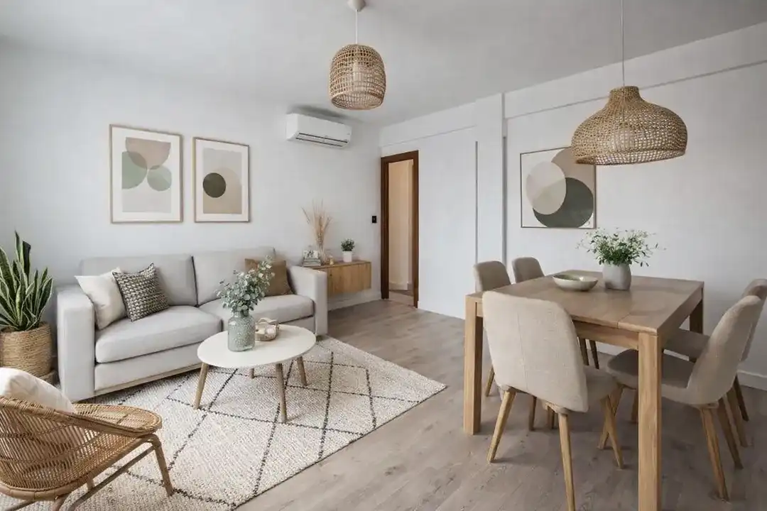 Sala de estar de Piso en venta en Coslada con Terraza y Trastero
