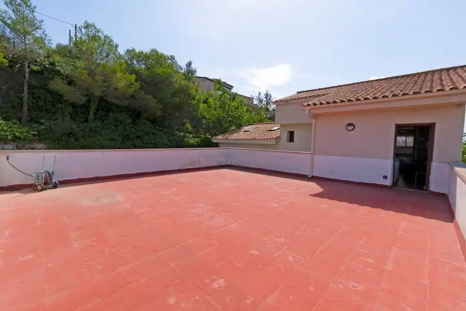 Terrassa de Casa o xalet en venda en Olivella amb Aire condicionat, Calefacció i Jardí privat