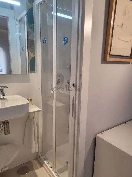 Bany de Apartament de lloguer en Madrid amb Aire condicionat, Calefacció i Moblat
