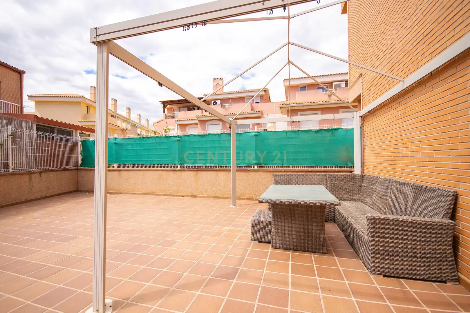 Terraza de Casa adosada en venta en Alicante / Alacant con Aire acondicionado, Balcón y Piscina comunitaria
