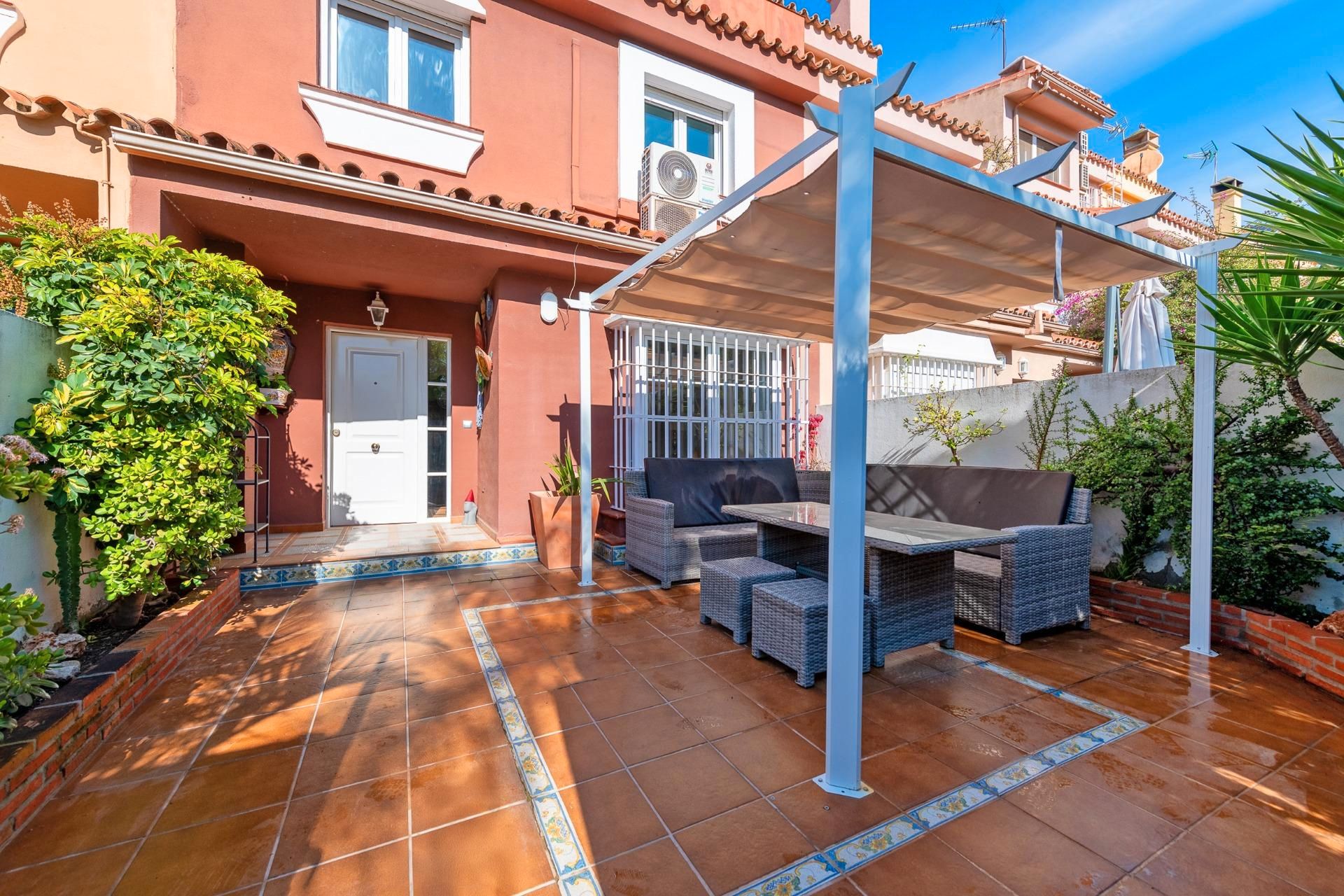 Terraza de Casa adosada en venta en Málaga Capital con Aire acondicionado, Terraza y Piscina comunitaria
