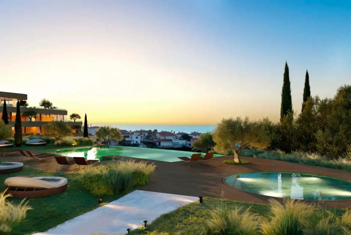 Terraza de Apartamento en venta en Fuengirola con Aire acondicionado, Calefacción y Jardín privado