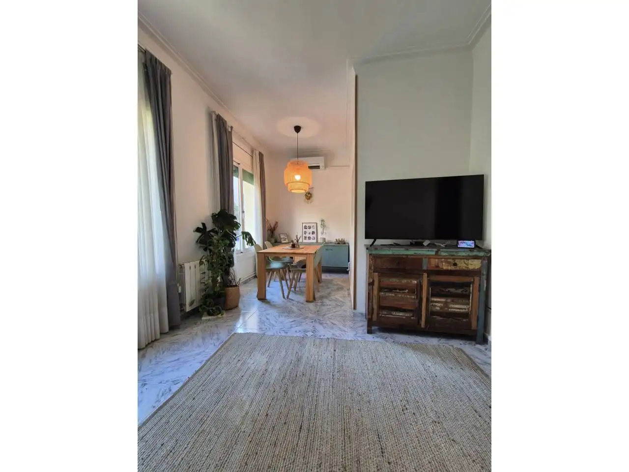 Wohnzimmer von Wohnung zum Verkauf in Terrassa mit Klimaanlage und Heizung