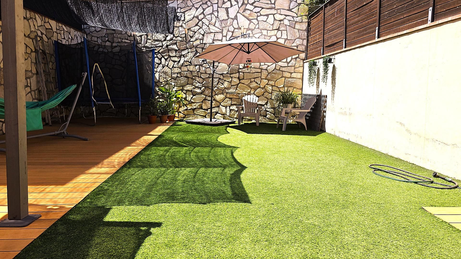 Terrace of House or chalet for sale in  Barcelona Capital  with Air Conditioner, Heating and Parquet flooring