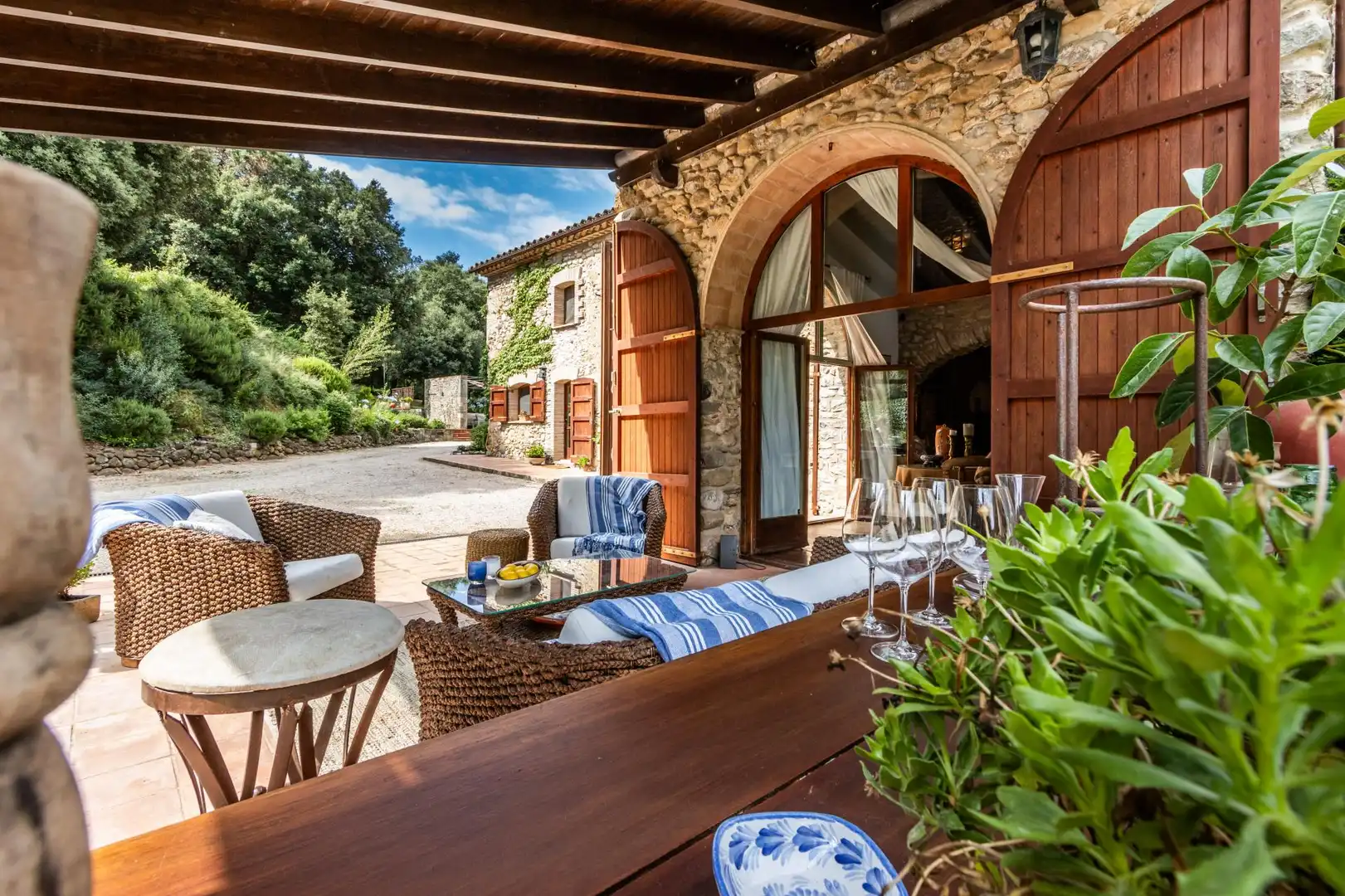 Terraza de Finca rústica en venta en Esponellà con Calefacción, Jardín privado y Terraza