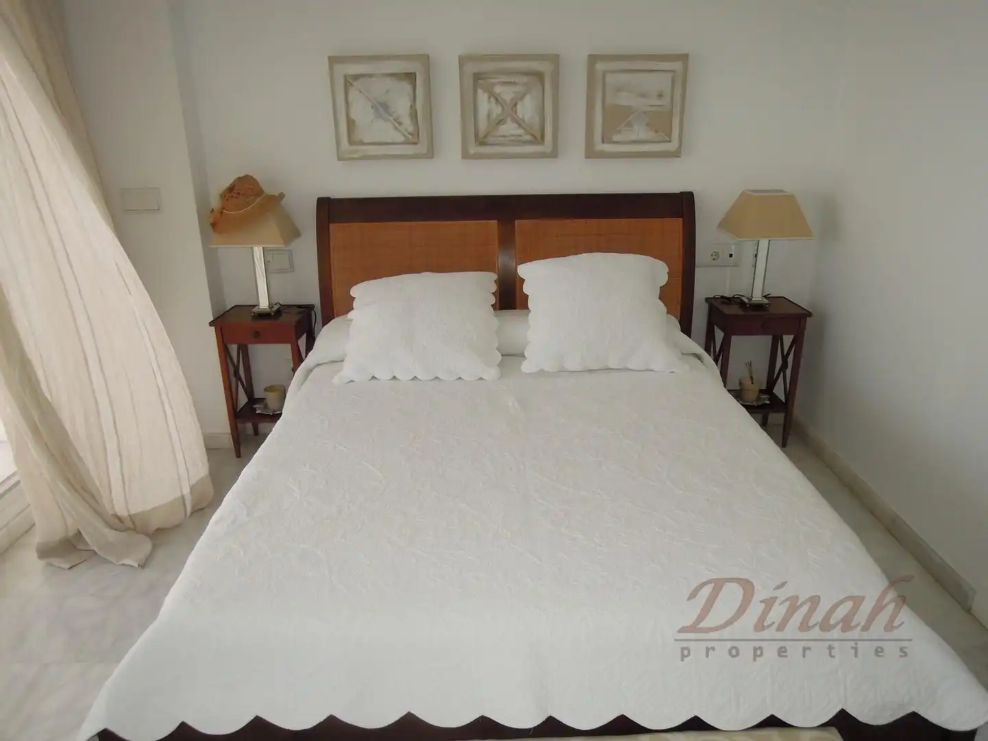 Schlafzimmer von Wohnungen zur Miete in Altea mit Klimaanlage, Heizung und Möbliert