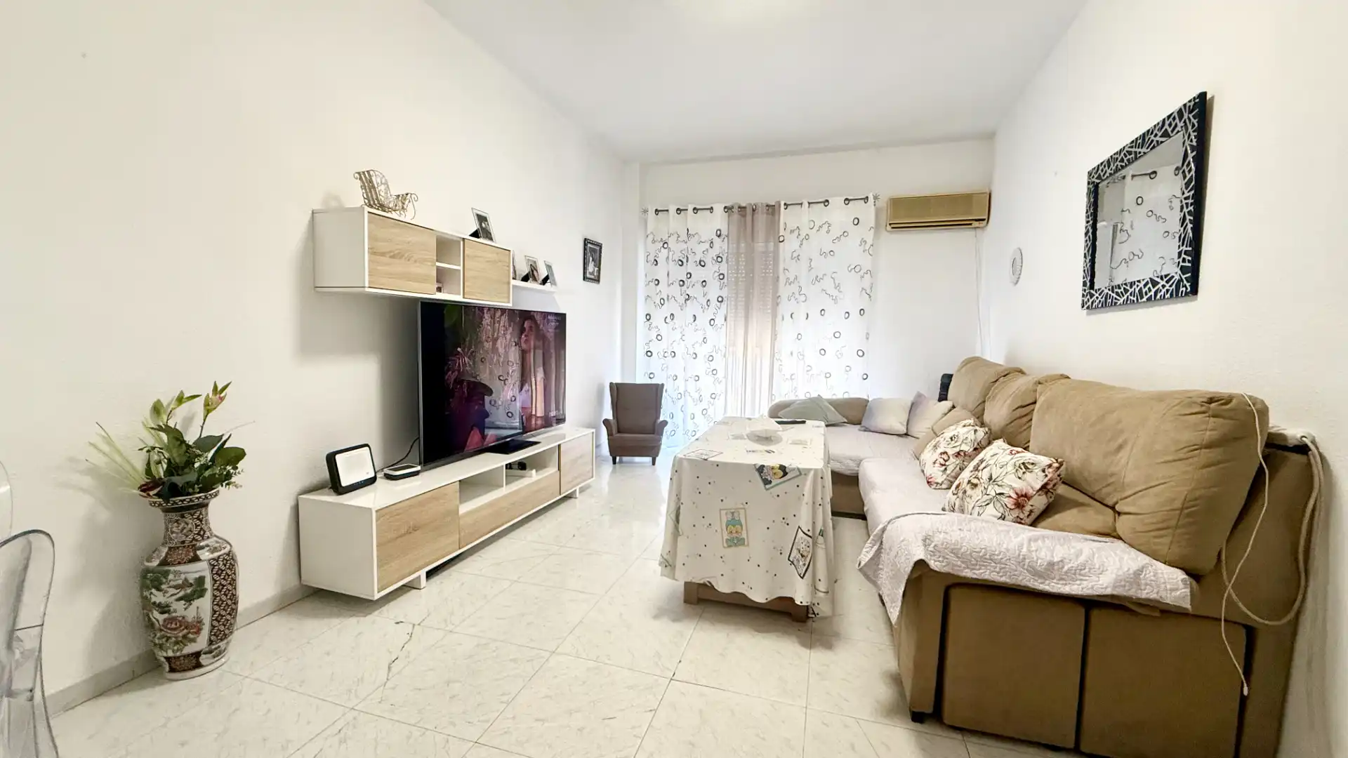 Living room of Duplexes for sale in Roquetas de Mar  with Air Conditioner and Furnished