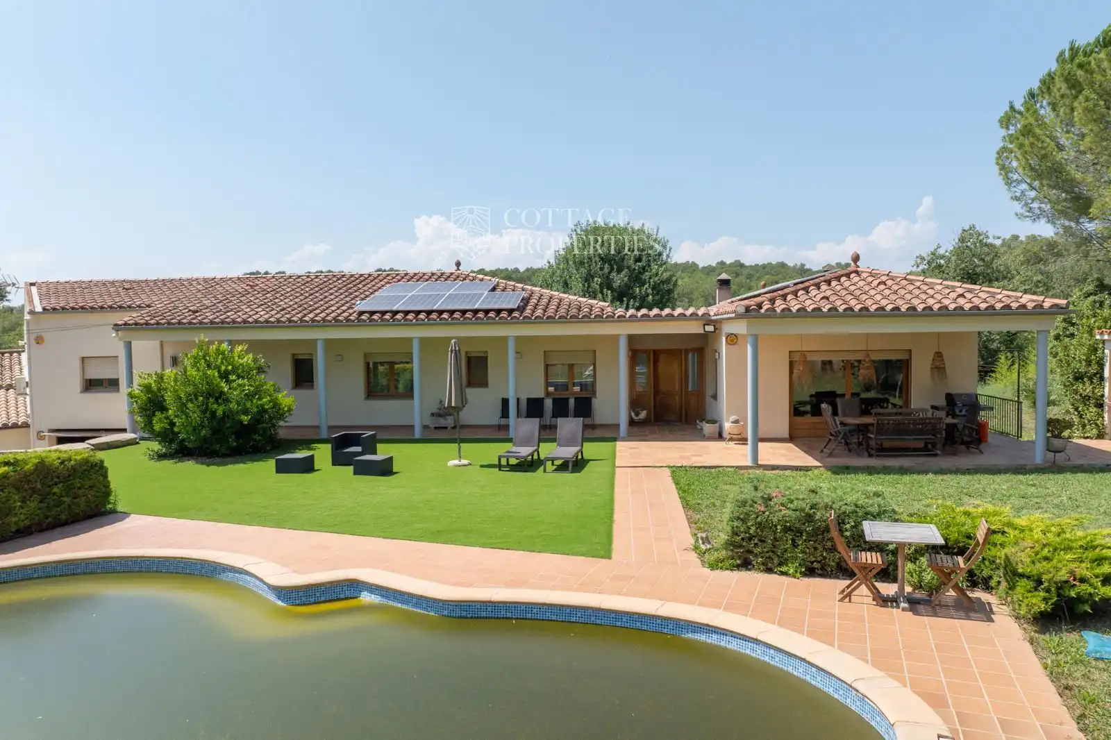 Jardín de Finca rústica en venta en Vilademuls con Aire acondicionado, Calefacción y Piscina