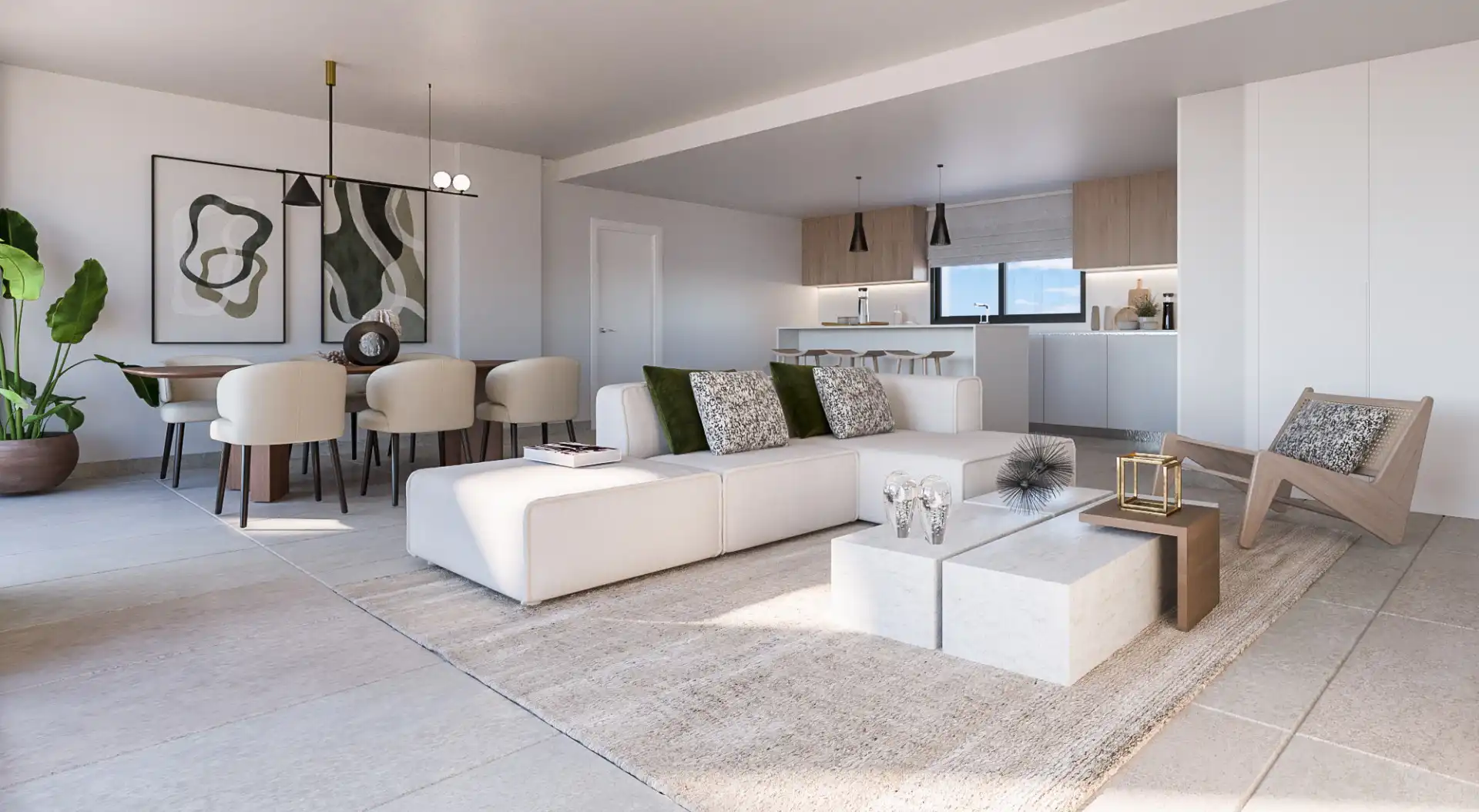 Living room of Apartments for sale in Marbella  with Air Conditioner, Terrace and Swimming Pool