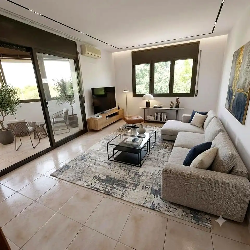 Sala de estar de Piso en venta en Vilafranca del Penedès con Aire acondicionado, Terraza y Trastero