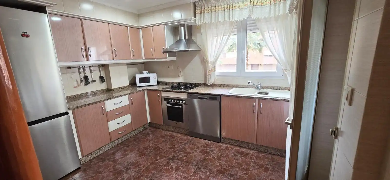 Cocina de Piso de alquiler en Petrer con Aire acondicionado, Amueblado y Balcón