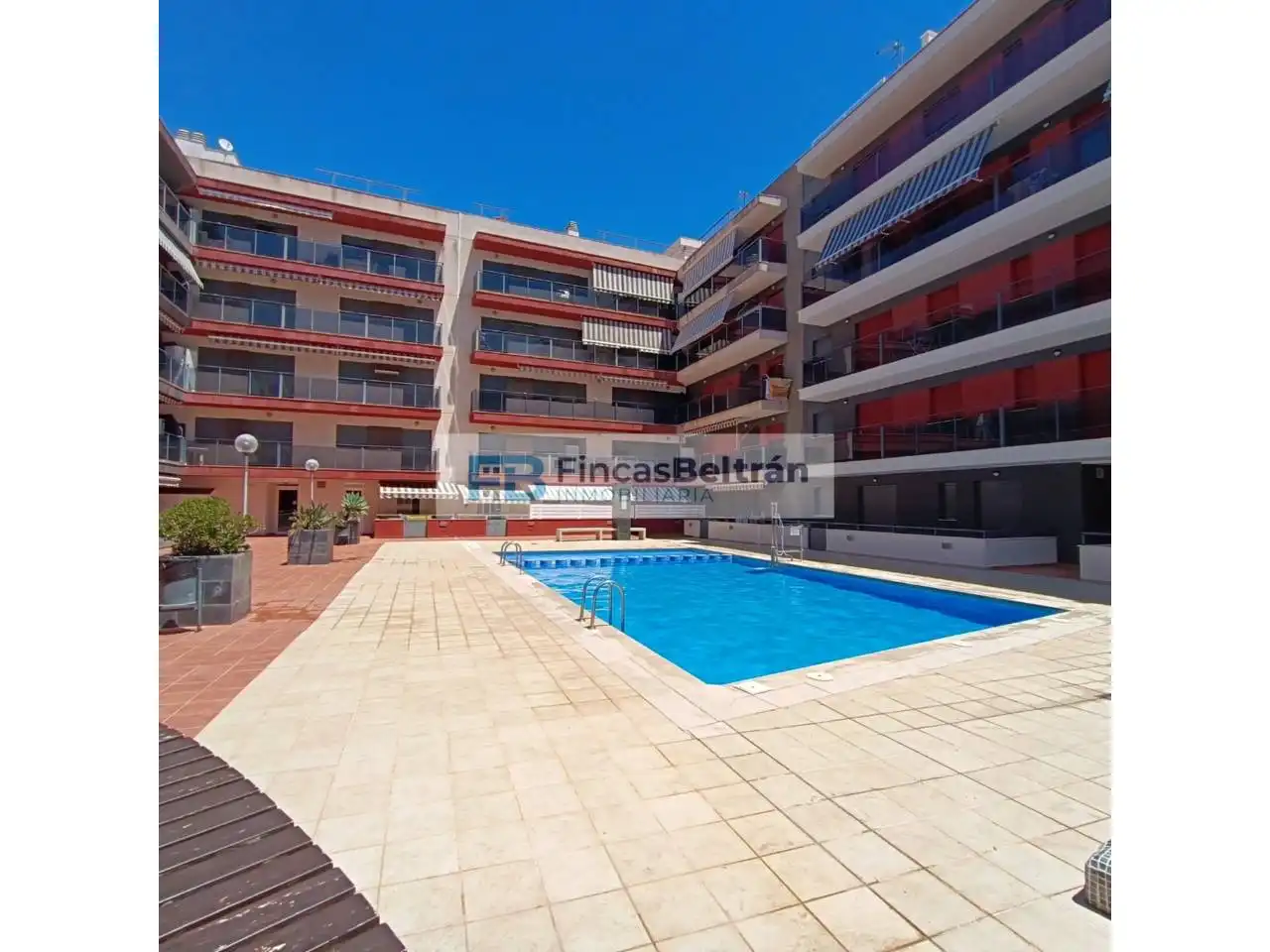 Swimming pool of Apartments for sale in Benicarló  with Air Conditioner, Parquet flooring and Storage room