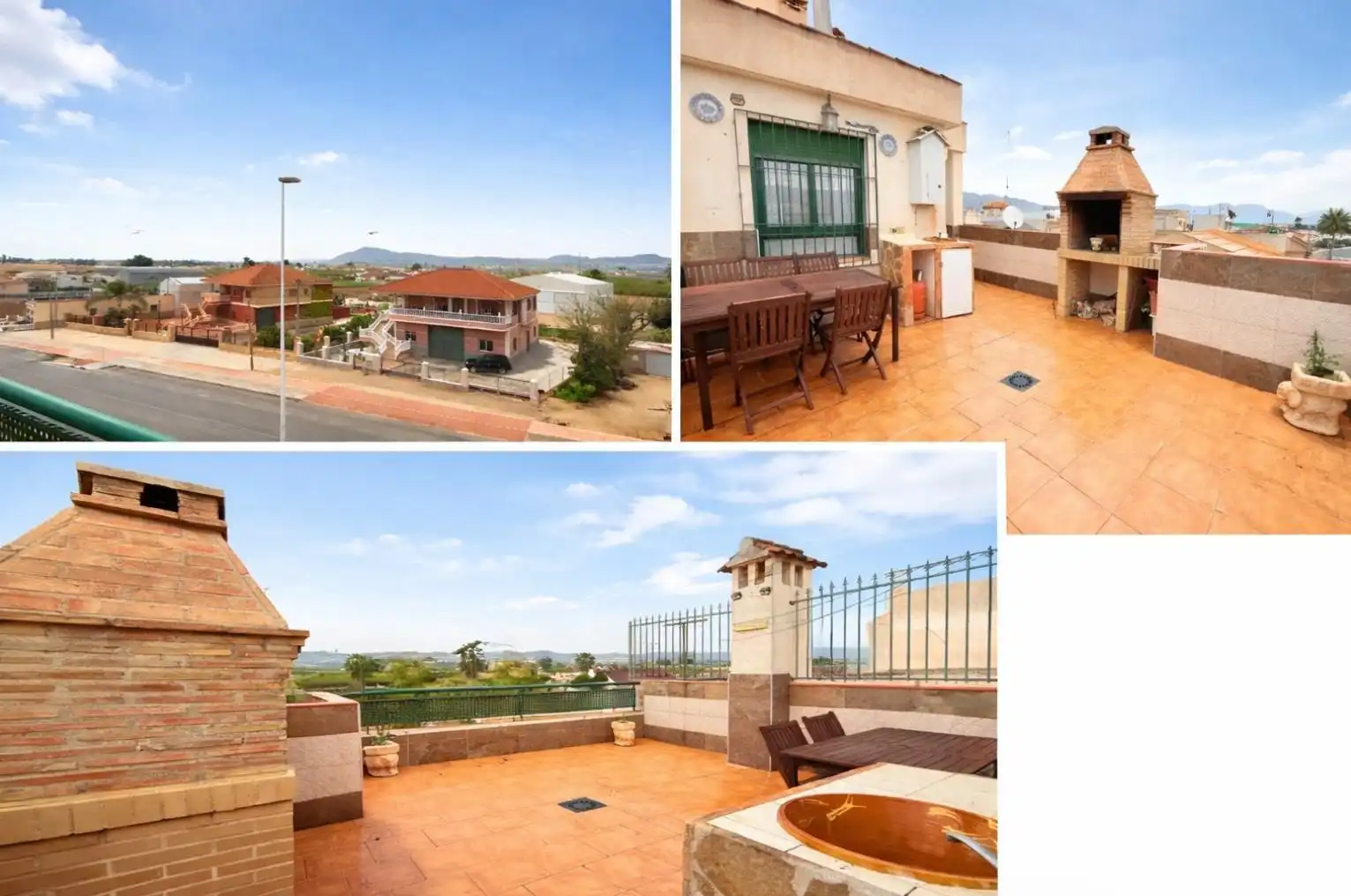Vista exterior de Àtic en venda en Orihuela amb Aire condicionat, Terrassa i Balcó